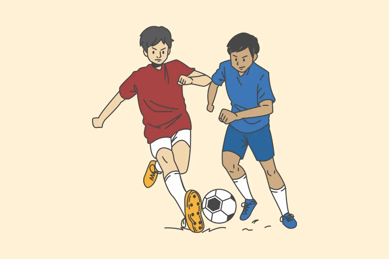 Playing Soccer with My Brother